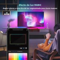 Tira De Luz LED RGBIC Para TV Con Sensor De Color AR Y Control Por App 16.4FT/65-85 Pulgadas Pantalla Sincronizada Música Y LED SMD Epistar - details 3