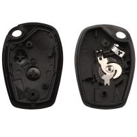 BARAC Mando Llave Carcasa con 2 botones, para RENAULT, CLIO, MODUS, TWINGO, KANGOO, TRAFFIC, SPACE VA2, llavero con insignia - details 1