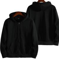 Sudadera De Capucha Con Cremallera Para Hombre Y Mujer Moda Casual Manga Larga Abrigo Deportivo De Invierno Estampado Sólido - details 1