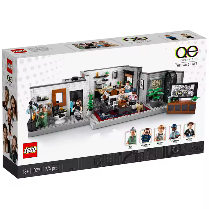 Lego Icons - Queer Eye: Loft de los Fab 5, 10291, Tienda con Licencia Oficial - 1