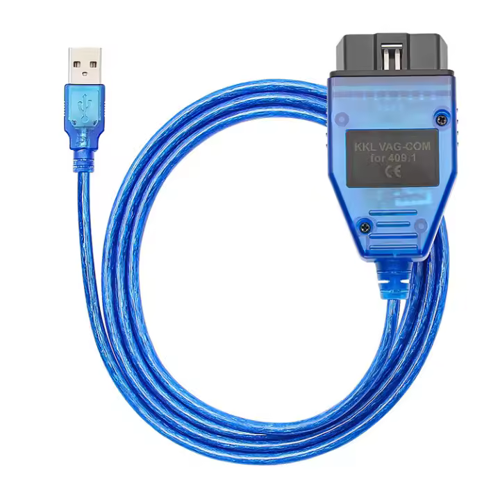 Adecuado para la línea de diagnóstico/detección de automóviles VAG KKL 409 OBD2 con chip CH340 - 1