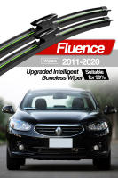 LimpiaFrente LimpiaFrente Para Renault Fluence 2011-2020 Plegables 2pcs Accesorios Para Ventanas Delanteras De Neumáticos De Goma Natural Ajuste Original Para El Coche - details 0