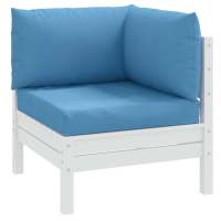 vidaXL Cojines para sofá de palets 3 uds tela melange en color Beige/Gris claro/Antracita y más | acolchados duraderos para sofás de jardín terraza exterior - details 6