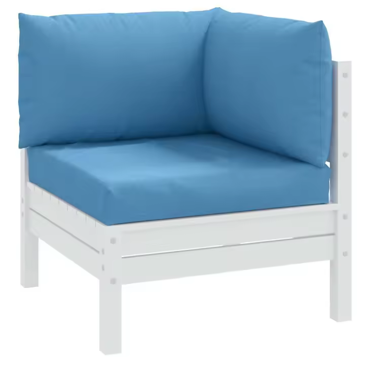vidaXL Cojines para sofá de palets 3 uds tela melange en color Beige/Gris claro/Antracita y más | acolchados duraderos para sofás de jardín terraza exterior - 1
