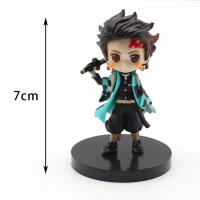 Figura De Acción Demon Slayer Kimetsu No Yaiba Kamado Tanjirou Con Agatsuma Zenitsu Nezuko Kyoujurou PVC Modelo Juguete Regalo Para Fans De Anime - details 10