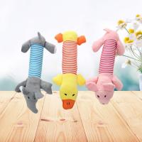 Juguete De Molar Para Perros Suave Y Duradero Adecuado Para Todas Las Razones De Perros Peluche Con Sonido Squeak Forma De Elefante Pato Y Vaca Juguetes Para Mascotas - details 6