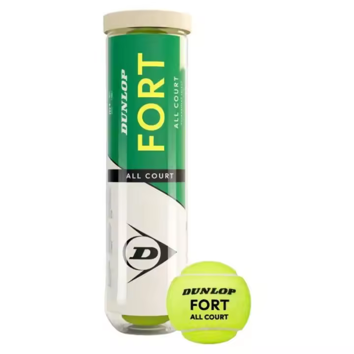 Bote de 4 Pelotas Dunlop Fort All Court Tenis - 1