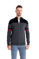 Otoño e Invierno nuevo cárdigan de punto de tamaño europeo suéter de hombre suéter con cremallera moda tendencia ropa de hombre - details 2