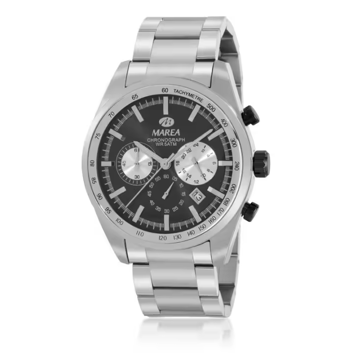 Reloj Marea Hombre Acero Sumergible 50m - 1