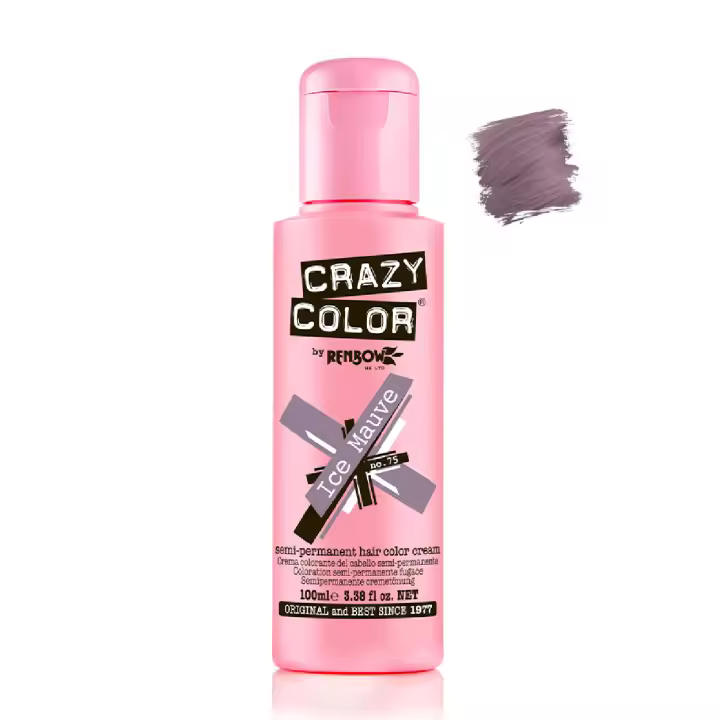 Tinte Semi Permanente sin Amoniaco 100ml: 75 -  Ice Mauve - Crazy Color - 1