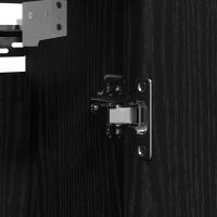 vidaXL Mueble de baño de pared con espejo roble negro 60x21x60 cm - details 6