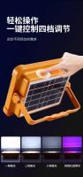 Lámpara De Inundación Solar Recargable 200W LED Portátil Para Exteriores Proyector De Luz Con Reflectivo Para Construcción - details 9