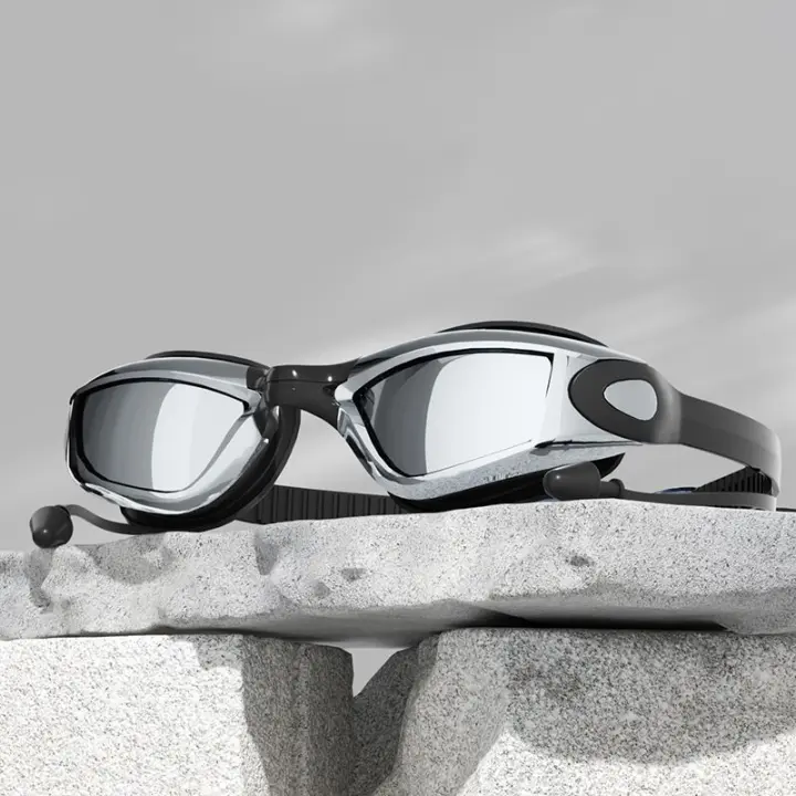 Gafas de Natation con Espejo de Liberación rápida, Gafas de Natation antivaho profesionales para helbres y Mujeres - 1