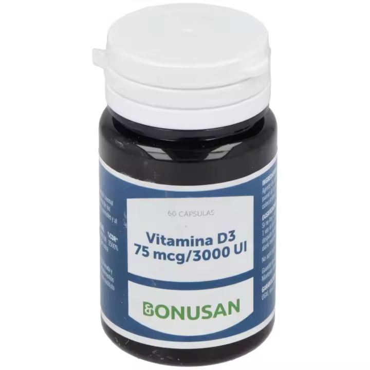 Vitamina D3 75 Mcg / 3000 Ui 60 Caps De Gel - 1