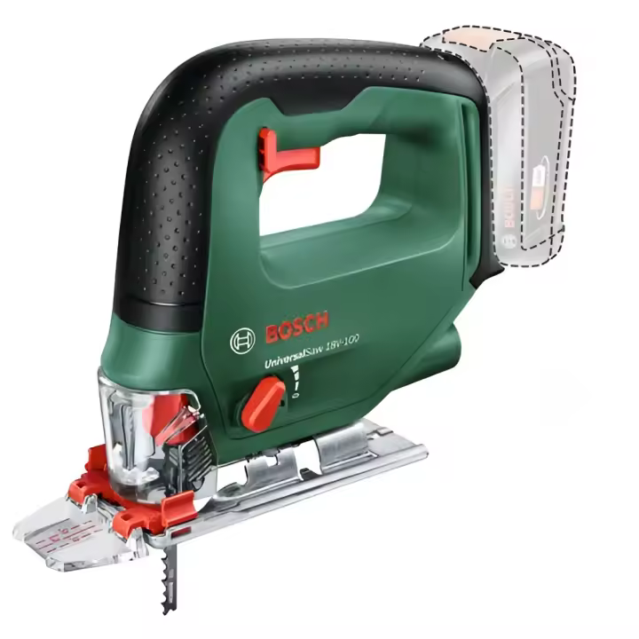 Bosch Home and Garden 0603011100 Bosch Sierra de calar UniversalSaw 18V-100 (sin batería, Sistema de 18V, en Caja) - 1