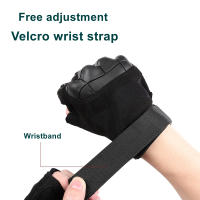 Guantes Tácticos De Medio Dedo Para Motocicleta Paintball Airsoft Caza Y Senderismo Con Codos Duros Adecuados Para Combate Al Aire Libre - details 4