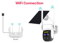 Cámara De Seguridad Exterior 4K 8MP Dual Lens WIFI Solar Con Zoom Optico De 10X Audio Bidireccional Visión Nocturna Color Batería Integrada - details 14