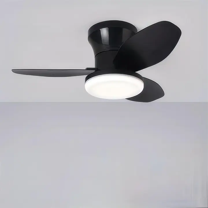 65-88cm Silencioso Luz Ventilador,Pequeño Luz Ventilador Techo with Mando a Distancia,3 LED light mode,6Velocidades - 1