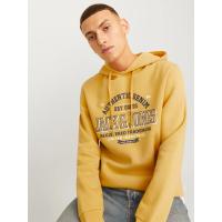 Jack & Jones Pack Sudadera + Camiseta Hombre , Con capucha ajustable ,Color Honey Gold y JJECORP White Logo estampado Moda Casual Informal OTOÑO INVIERNO - details 4