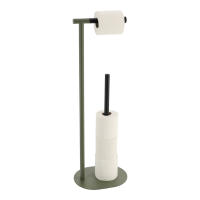 Accesorios de baño Tendance, Verde Caqui, Alfombrilla, Algodonera, Dispensador de Papel, Dosificador de Jabón, Jabonera, Papelera, Vaso para Cepillos. - details 7