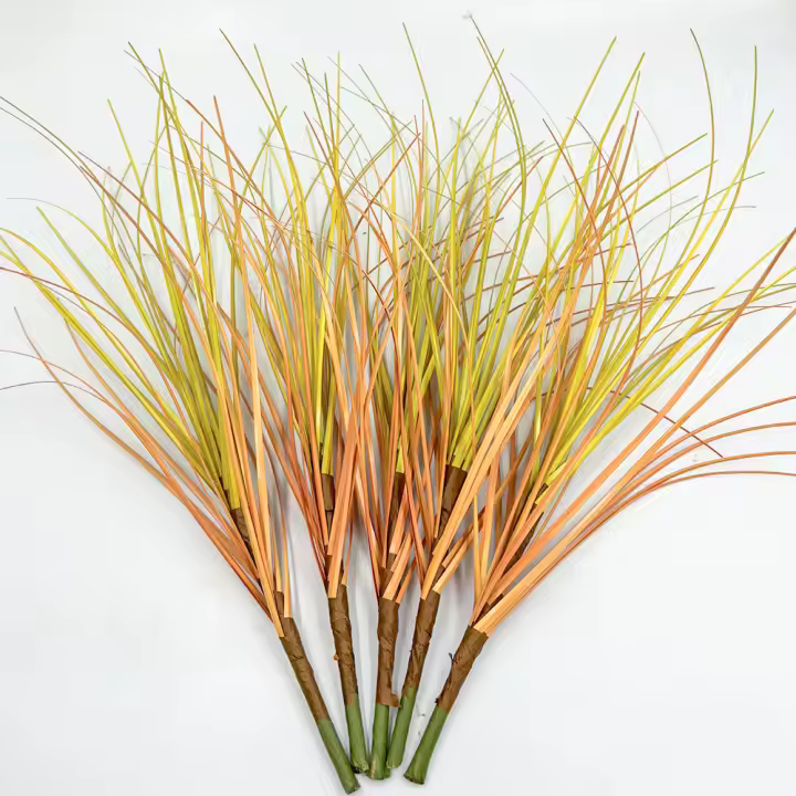 5Pcs Decoración De Jardín Artificial De Cebolla Verde Falso Para Bodas DIY Decoración De Hogar Ornamento De Maceta Estilo De Planta De Grama - 1