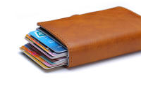Porta Tarjetas De Crédito De Fibra De Carbono Para Hombres Doble Protección Anti RFID Funda De Monedero Metálico Minimalista Para Negocios Regalo - details 15