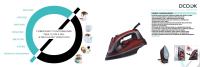 Plancha de Ropa con Vapor, Función Antiadherente, Ideal para Pequeños Electrodomésticos de Hogar - ¡Oferta Especial!  Plancha Vapor 2800w Rojo - details 0