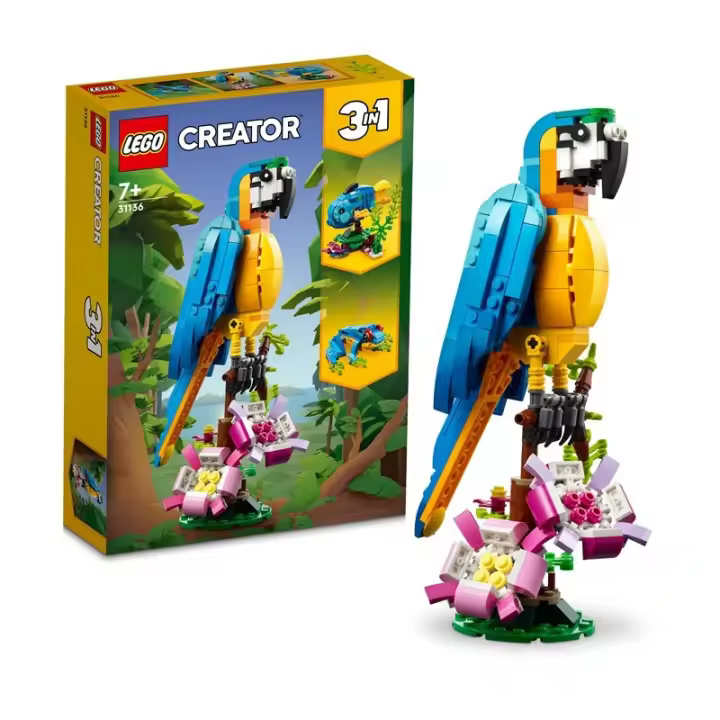 LEGO Creator 31136 Loro Exótico edad a partir de 7 años, contiene 253 piezas 23L31136 - 1