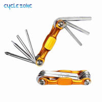 Kit De Herramientas De Reparación Multifuncional Para Bicicleta Portátil Conjunto De Mantenimiento De Bicicleta Con Llaves Allen Y Hexágonas Accesorios Para Ciclismo - details 6