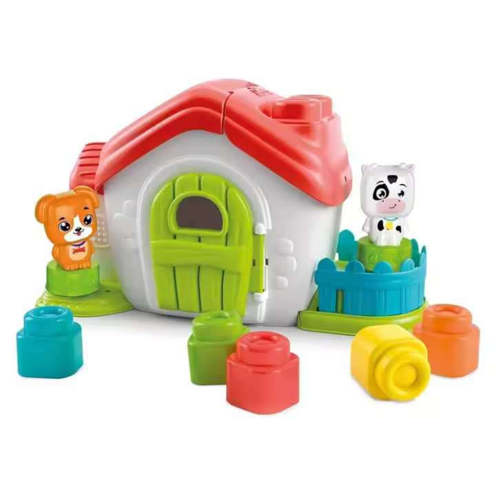 Granja sensorial de bloques y casita multicolor Clemmy Clementoni 17767 - 1