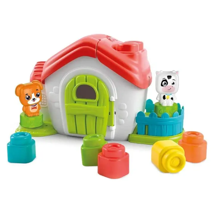 Granja sensorial de bloques y casita multicolor Clemmy Clementoni 17767 - 1