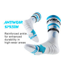 Calcetines De Deporte Profesional Antideslizantes Compresión Para Hombres Y Mujeres Altura Alta Absorción De Mostrador Para Baloncesto - details 2