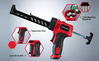 Pistola de pegamento eléctrica de 18V, herramienta de calafateo de pegamento de vidrio inalámbrica para puertas y ventanas, herramienta de pegamento de costura eléctrica para batería de iones de litio Makita - details 8