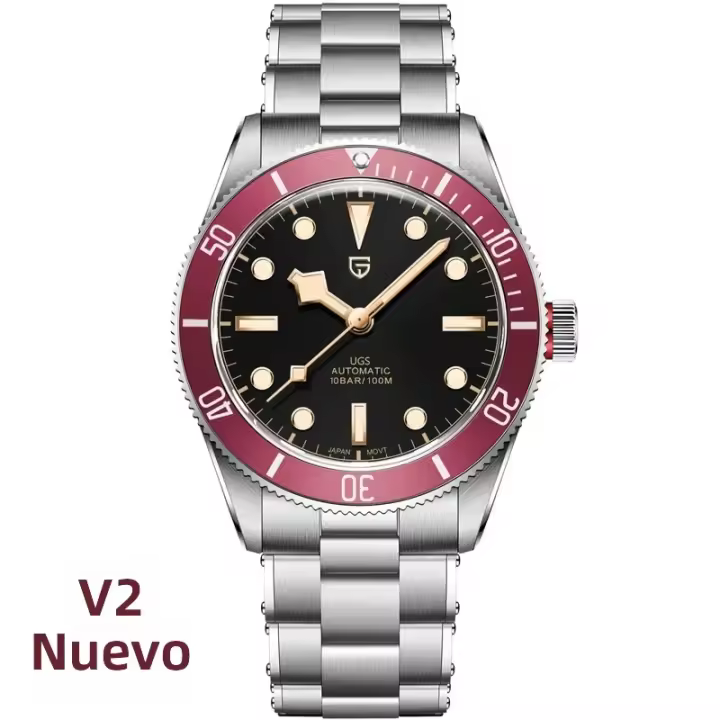 Reloj Mecánico PAGANI DESIGN BB58 Para Hombre Resistente Al Agua Con Movimiento NH35 De Lujo Acero Inoxidable Y Cristal De Zafiro PD-1671 - 1