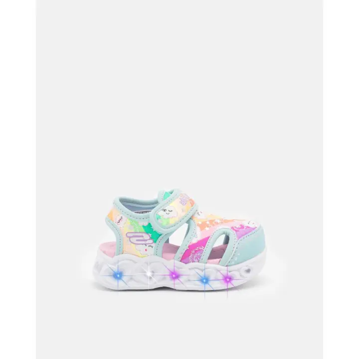 SKECHERS 302977N HEART LIGHTS Sandalias Infantil Azul - 1