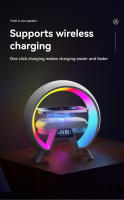 Lámpara De Noche Bluetooth Inalámbrica Con Altavoz Y Carga USB RGB LED Regalo Para Niños Iluminación Decorativa Con Música Multifuncional Recargable - details 3