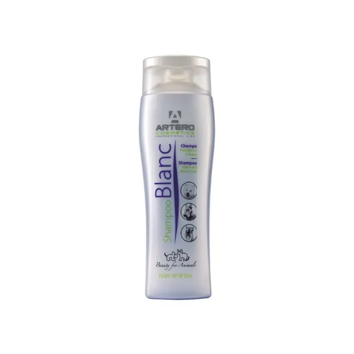 ARTERO - Blanc - Champú para Perros y Gatos de Pelo blanco, Negro o Mixto - 1