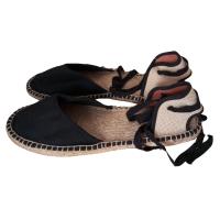 CAJA 12 PARES Alpargatas "ANIMS" con vetas y suela de yute. Disponibles en color CORAL o NEGRO, tallas VARIADAS, IDEAL BODAS. - Estilo y comodidad para tus pies - CALZADO VEGANO - details 0