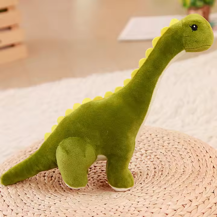 Juguete De Peluche Dinosaurio Tanystropheus 50/80cm Para Niñas Y Niños Regalo De Navidad Y Cumpleaños Color Azul/Morado/Rosa - 1