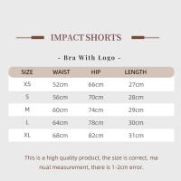 Summer High Waisted Yoga Shorts Fashionable and Sexy Running Fitness Pants Solid Color Yoga Leggings Customizable labels - details 0
