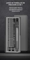 Juego De Destornilladores De 26 En 1 Precisión Para Móviles Computadoras Y Mantenimiento Multifuncional Herramienta De Desmontaje Combinación Magnética Con Mango - details 0
