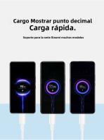 Cable De Carga Rápida Tipo C 6A 67W USB Para Xiaomi Redmi POCO X6 Huawei Honor OPPO Realme Cable De Datos Turbo Carga Mi Super Rápido Color Blanco - details 2