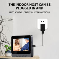 Interfono Inalámbrico De Pared Con Pantalla IPS De 4.3 Pulgadas Visión Inteligente Monitorización Doble Dirección 2.4G - details 5