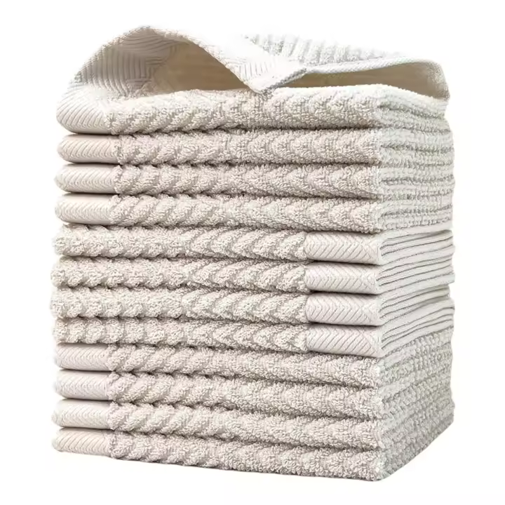 Pure cotton square towel, 12 pieces of cotton household hand and face towel Wxxbd - 1