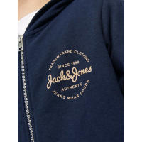 Sudadera Jack & Jones Junior 12249759 Forest Azul Marino con Capucha y Cierre de Cremallera - Talla 10 a 16 años - details 1