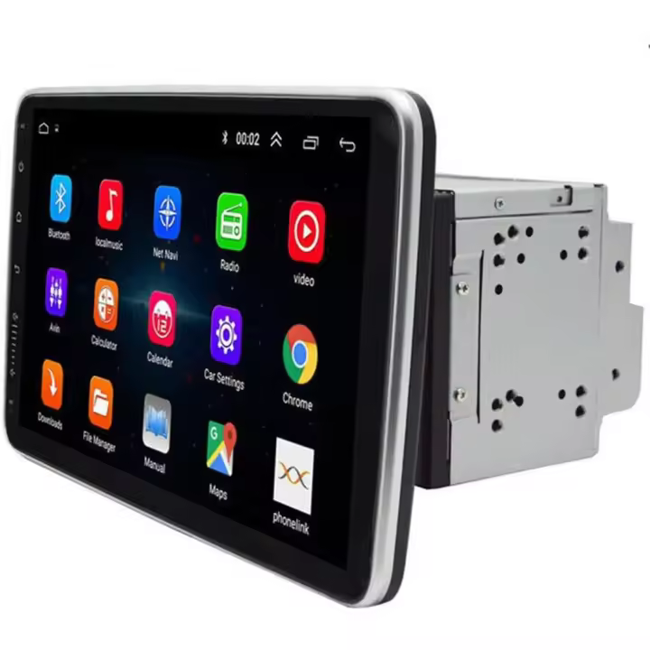 Android 13 para estéreo de automóvil de doble DIN, radio con pantalla táctil IPS HD ajustable de 10,1" compatible con Apple Carplay Android Auto, receptores de audio para automóvil, cámara de respaldo, enlace de espejo, radio FM - 1