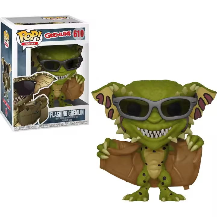 Funko Pop Horror Gremlins 2 Flasher Gremlin - Figura de Colección con Estilo Aterrador para Fanáticos de Películas de Terror - 1