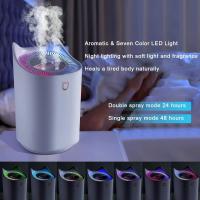 Humidificador Silencioso para Bebés, humidificador de vapor de 3 L, 2 Boquillas Y 3 Modos para dormitorio y oficina (Blanco) - details 2