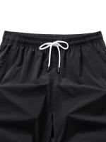 Shorts De Playa Para Hombre Ropa Casual De Verano Material Poliéster Estilo Sólido Talla Adecuada Para Primavera Y Verano - details 3