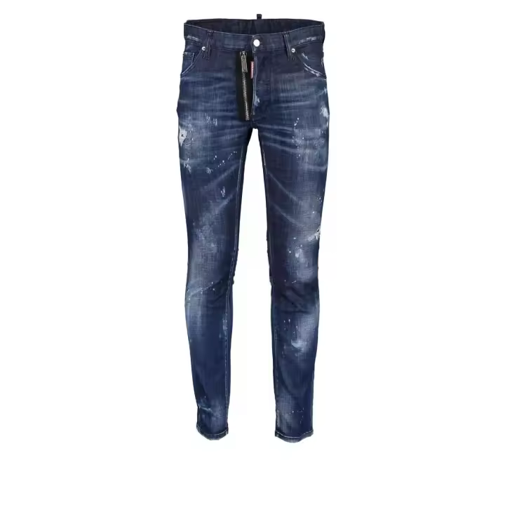 Pantalón Dsquared2 Azul Cremallera Vista Hombre - 1